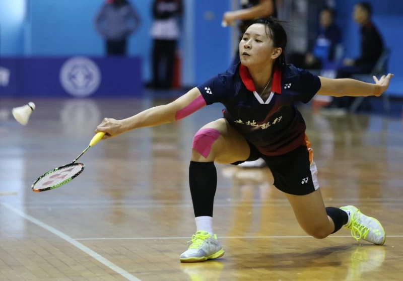 土銀女將程琪雅於女單、混雙皆闖勝部八強／李天助攝
