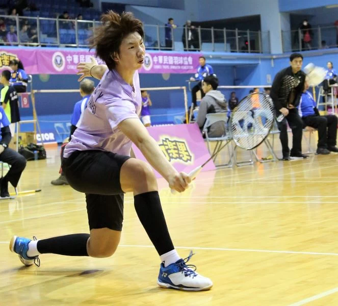 台電女單陳肅諭擒伏對手晉四／黃秀仁攝