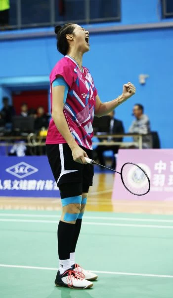 追平姊姊排名賽女甲單3冠紀錄，白馭珀不禁高聲吶喊／李天助攝