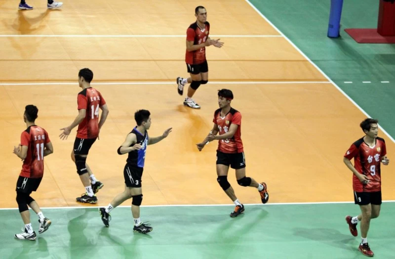 台電男排喜收16連勝！林嘉欣／攝影。