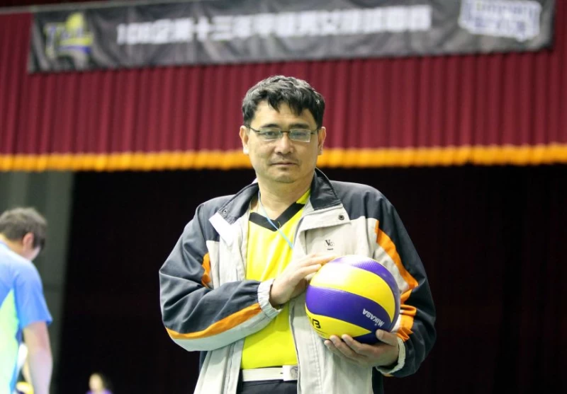 嘉市排委會總幹事黃瑞宏去年動了兩次手術。林嘉欣／攝影。