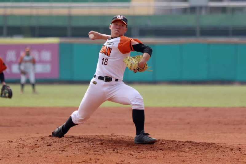 西苑高中邱志鵬主投7.1局失3分2自責分。圖/學生棒聯提供