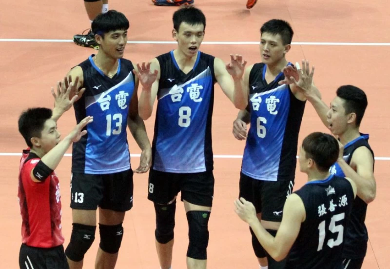 已經寫下21連勝的台電男排到底還會連勝到何時？是觀戰重點。林嘉欣／攝影。