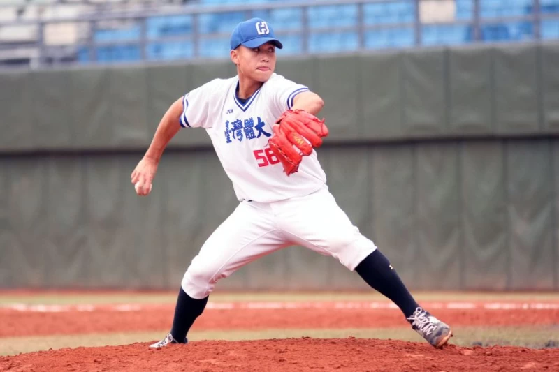 台體大勝利投手蘇勝鴻。