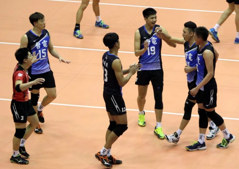 台電男排23連勝，再贏一場就可寫下全勝紀錄。林嘉欣／攝影。