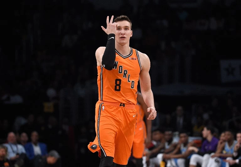 柏格丹諾維奇26分加冕新秀賽MVP。法新社