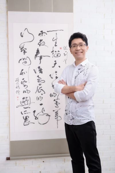 古典裡有時尚,是藝術家曾文祺的書法特色之一。曾文祺提供
