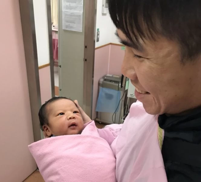 「新手奶爸」黃士峰有子萬事足。黃士峰／提供。