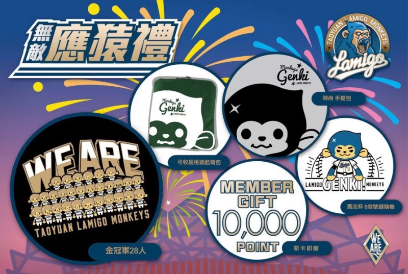 無敵應猿禮。圖/Lamigo桃猿提供