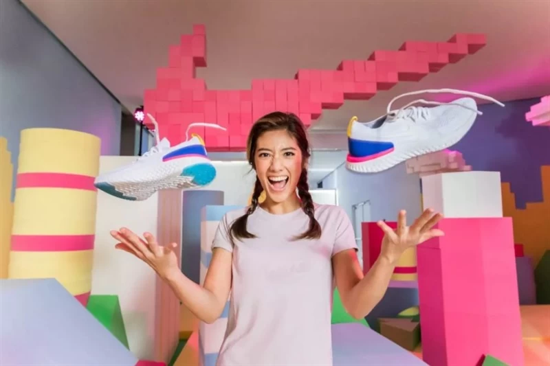 NIKE Epic React Flyknit發行，邀請瑞瑪席丹一起體驗。圖/NIKE提供