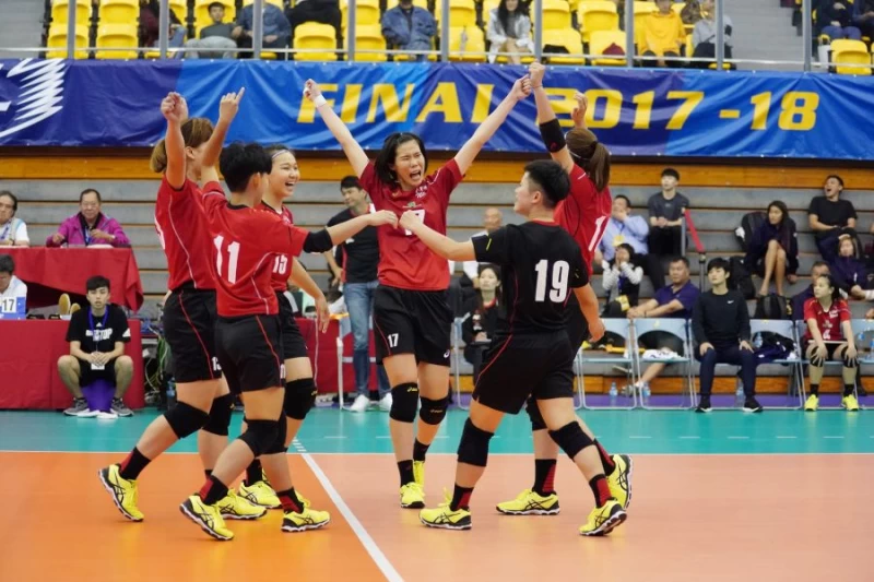 台師大女排艱苦勝出晉級冠軍戰／大專體總提供