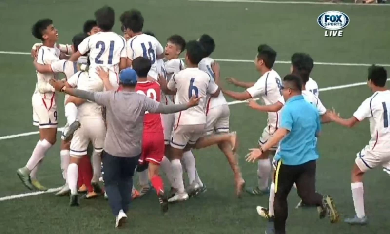 清水高中開心逆轉奪冠。翻攝自FOX