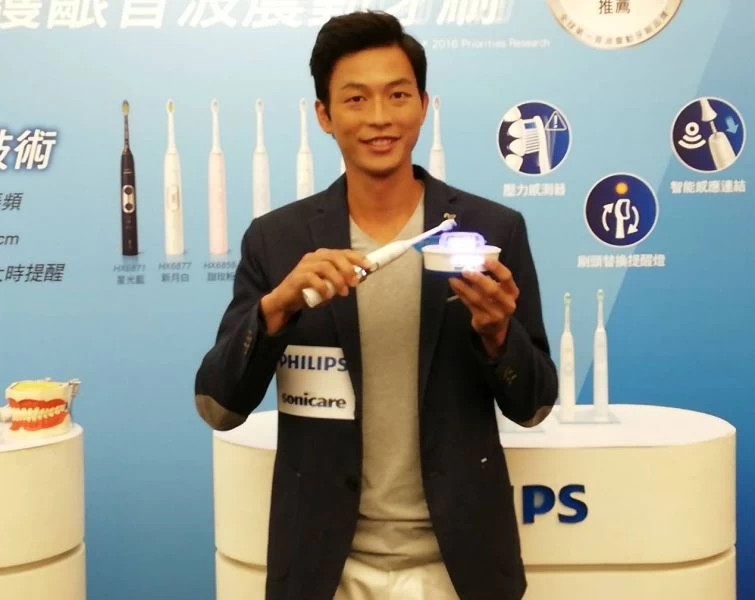 盧彥勳擔任飛利浦品牌大使。楊勝凱攝