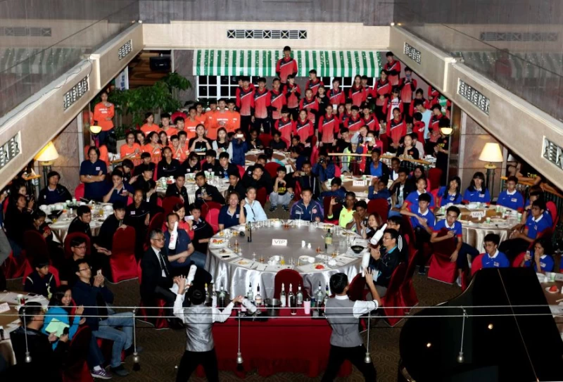 第三屆亞洲U19暨U16四人制合球錦標賽頒獎晚宴。林嘉欣／攝影。