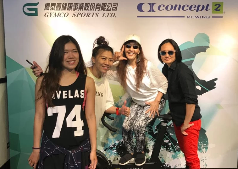 Concept 2 全新產品風扇腳踏車吸引許多健身教練青睞。