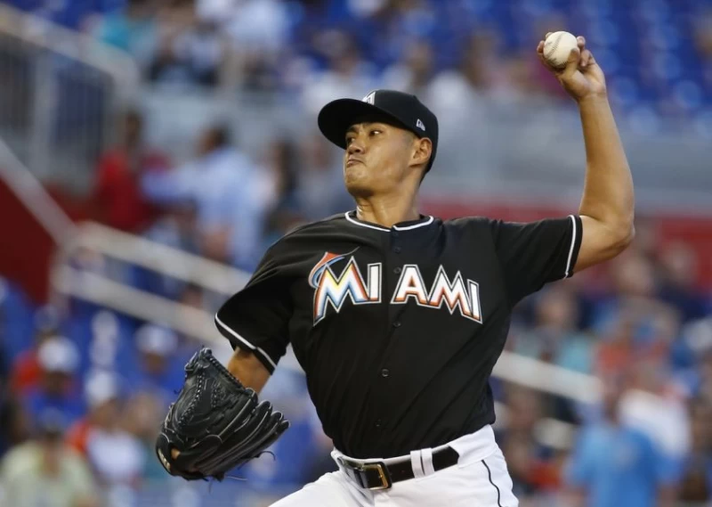 馬林魚旅美投手陳偉殷相隔375天再奪勝投。(圖/@HeraldSports twitter)