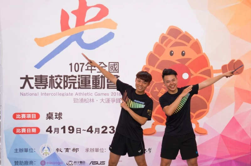 銀牌北市大學許絜瑜奮力以對,表現可圈可點。 照片中央大學提供