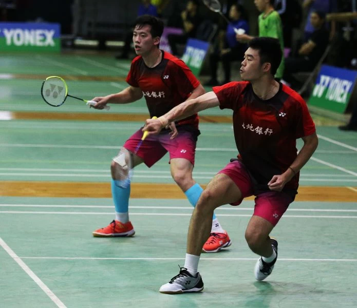 土銀A王齊麟（右）楊明哲順利關門，率隊以直落三勝出晉級／李天助攝