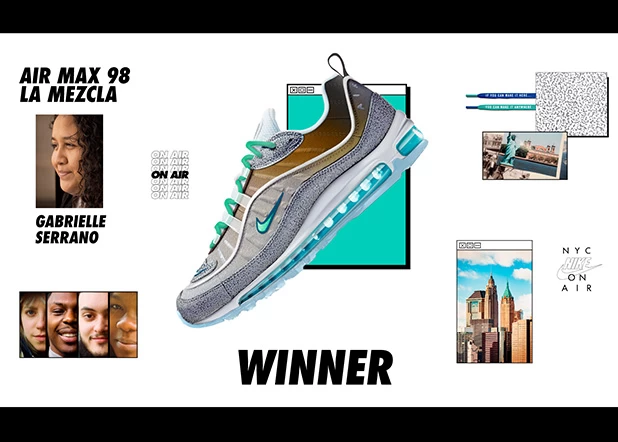 紐約Gabrielle Serrano,Air Max 98 La Mezcla
