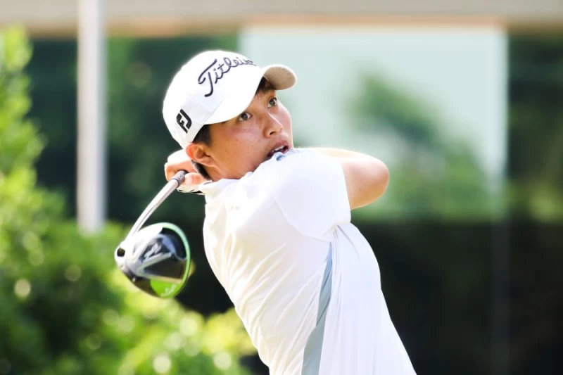2018聲寶女子公開賽第一回合李欣(-5)暫列第一。