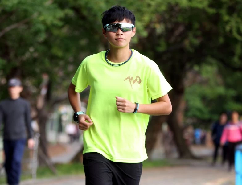林于馨。720armour運動眼鏡/提供。