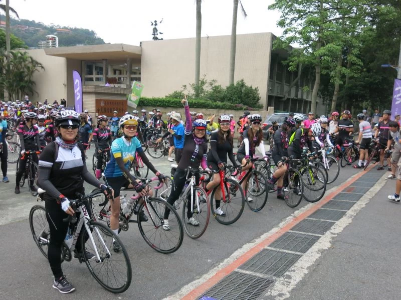 2018風中劍挑戰活動,每年集結百位女性一起挑戰自我。大會提供