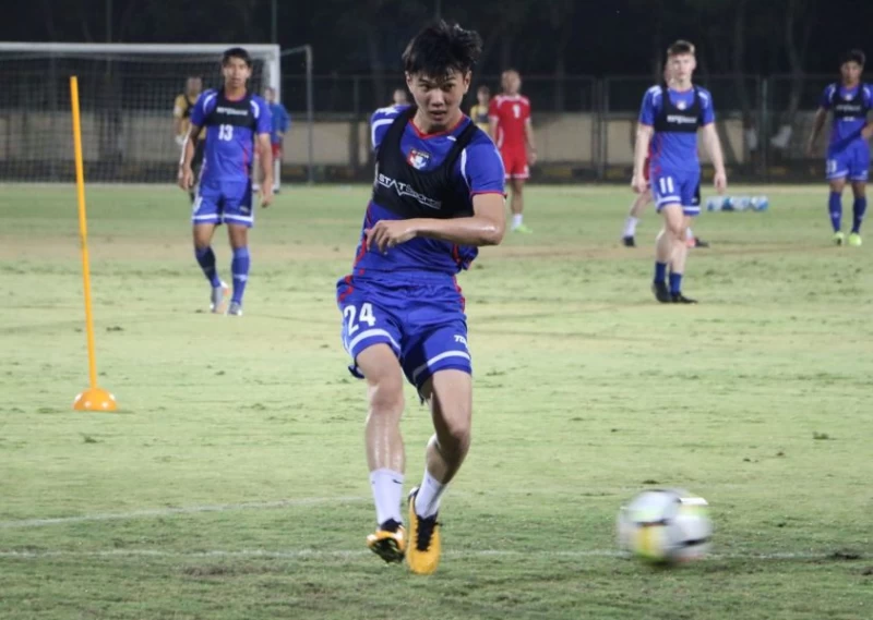 U19隊長涂紹捷可望在國家隊首度登場。中華民國足球協會提供