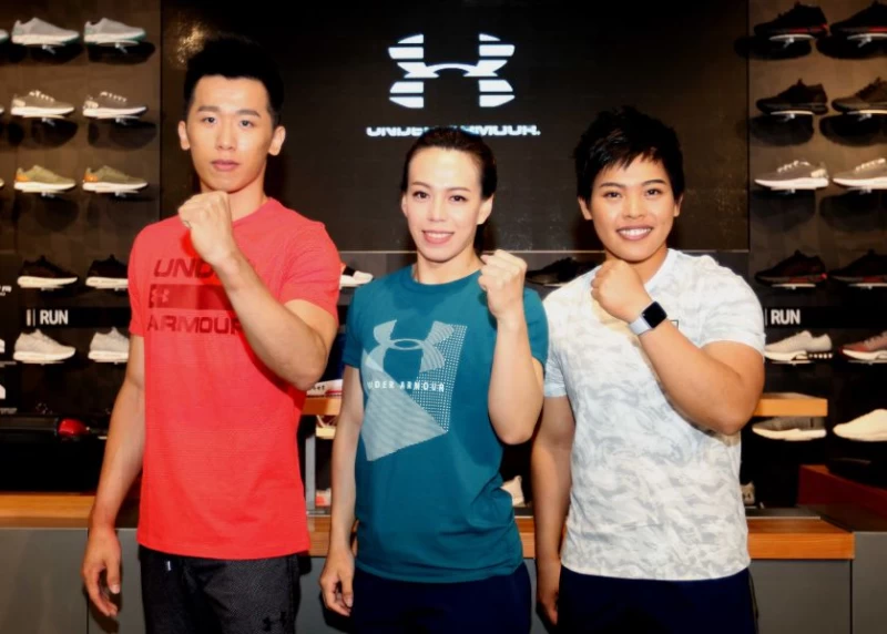 UA Team李智凱(左起)、郭婞淳和洪萬庭對亞運信心十足。林嘉欣/攝影