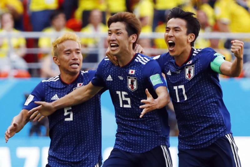 日本大爆冷門。法新社