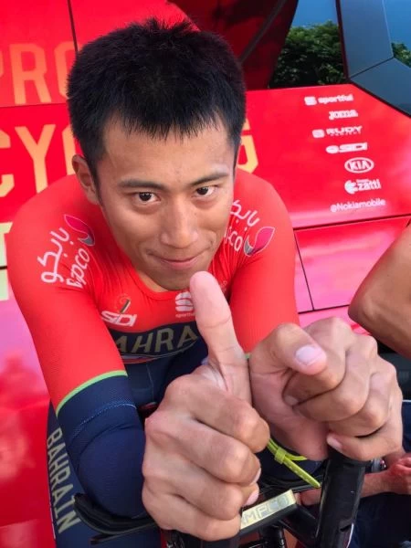 傷癒回歸,阿凱對於接續的出賽充滿期待。Bettiniphoto/Team Bahrain Merida提供