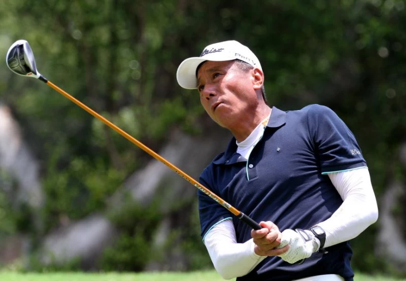 呂文德68桿(-4)暫列第二。鍾豐榮攝影
