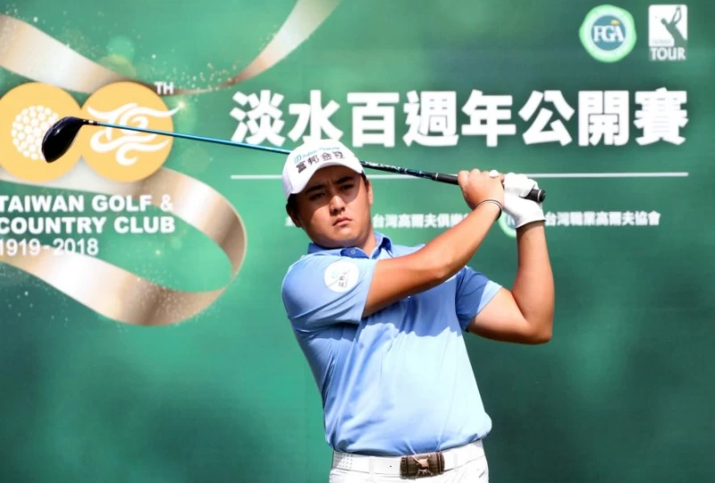 第三回合葉昱辰(-8)暫列第二。鍾豐榮攝影