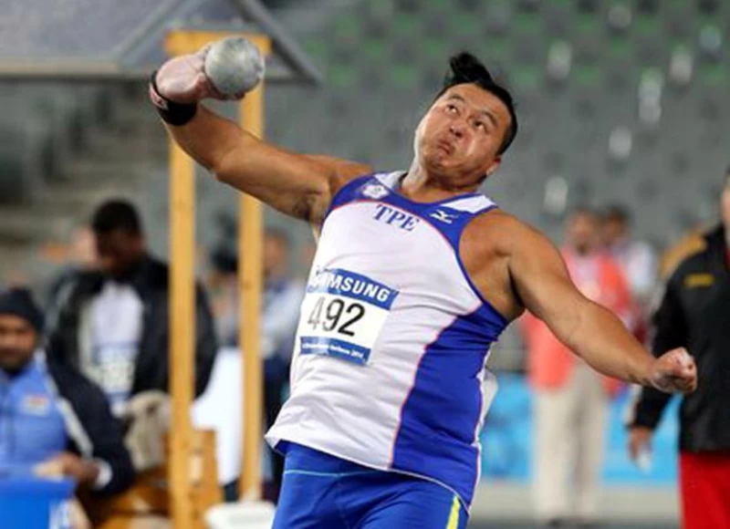 張銘煌第四度入選亞運田徑國手。資料照片  李天助／攝影。