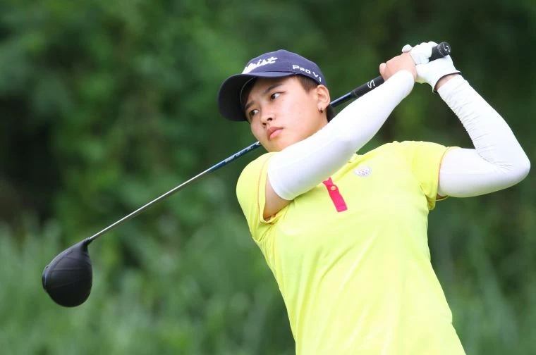 第一回合李佳霈70桿(-2)暫並列第五。鍾豐榮攝影
