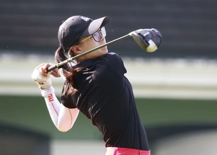 第二回合業餘侯羽桑兩天成績69.70以(-5)名列第五。鍾豐榮攝