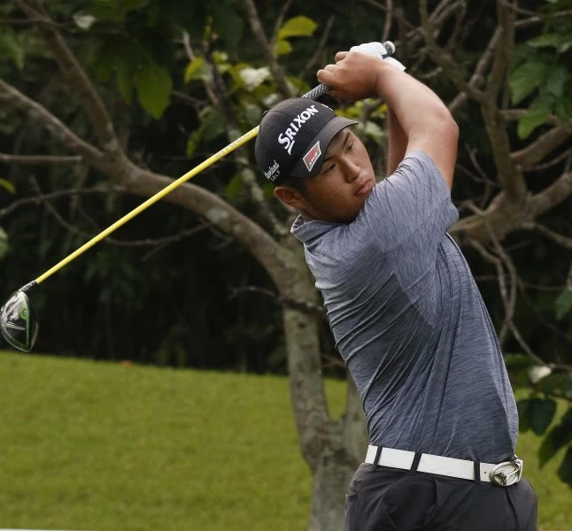 業餘蔡凱任第一回合68桿(-4)，目前並列第三。