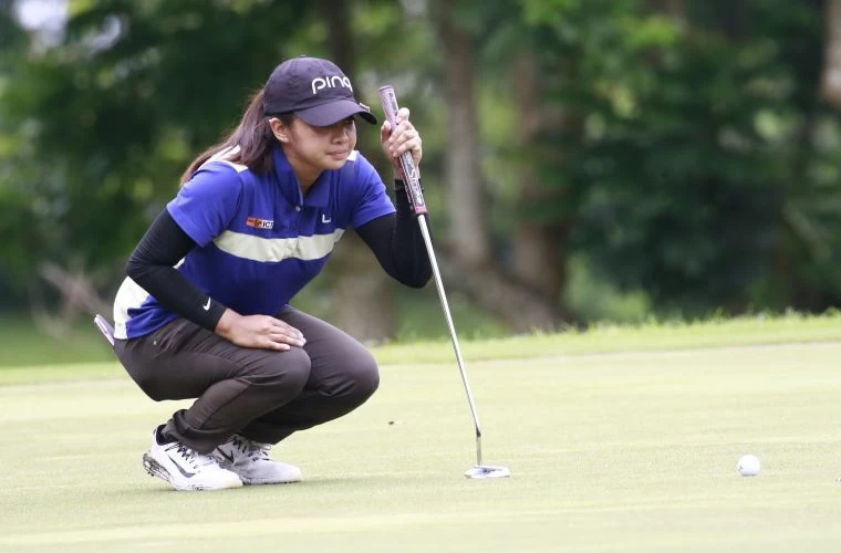 第一回合菲律賓公主蘇帕羅68桿(-4)並列第四.。鍾豐榮攝影