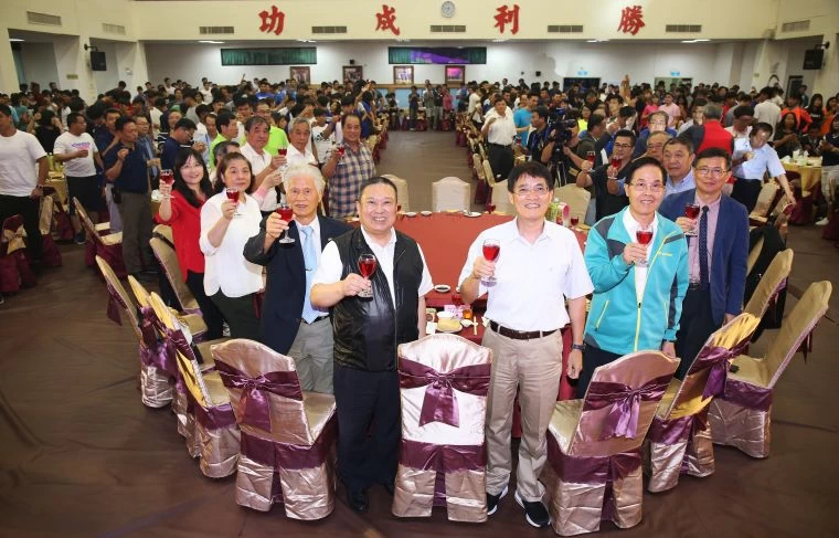國訓中心為亞運選手壯行。李天助攝