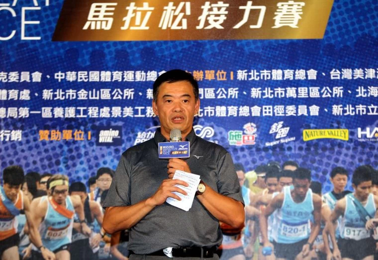美津濃公司副總經理李輝煌。林嘉欣／攝影。