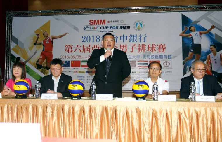 中華排協理事長王貴賢(中)致詞。林嘉欣／攝影。