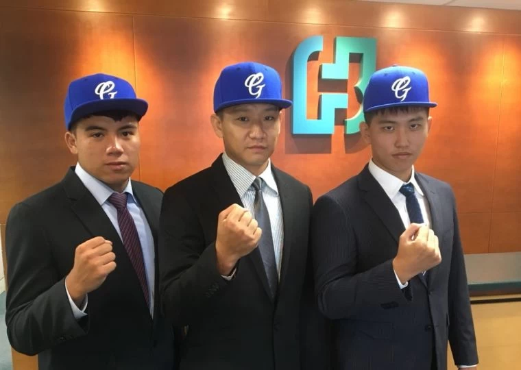 富邦悍將新秀_(左起)曾慈恩、歐書誠、楊彬。