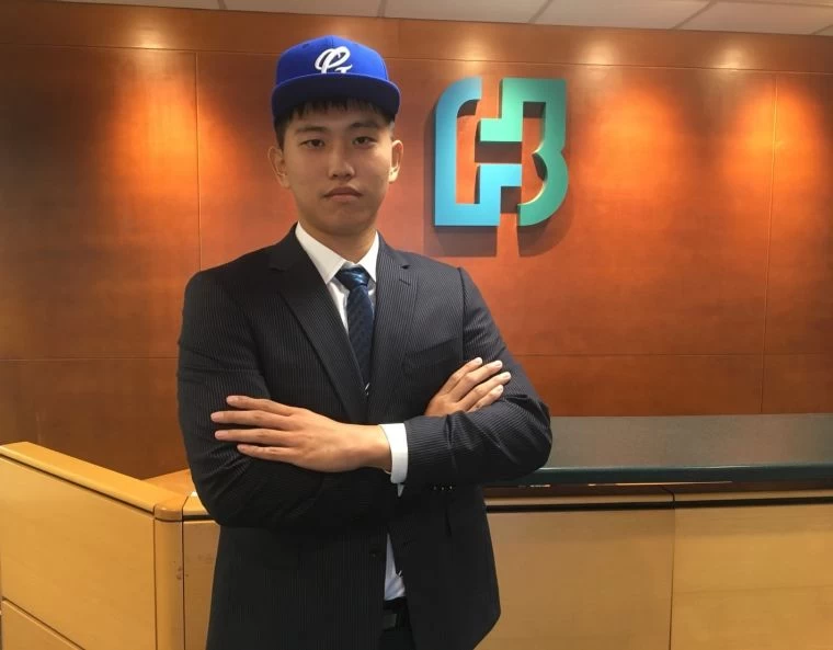 富邦悍將新秀楊彬。