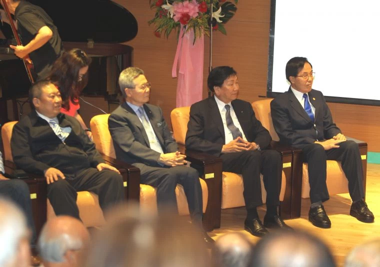 體育署副署長王水文(右)代表體育署出席。林嘉欣／攝影。