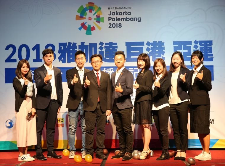 愛爾達的亞運主播群。李天助攝