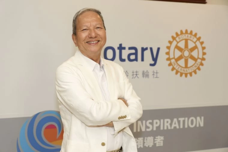 扶輪社地區總監王光明。