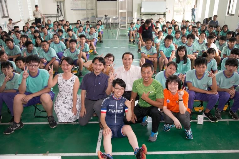107學年度體育蒲公英校園座談會桃園市大坡國中站昨天圓滿結束。