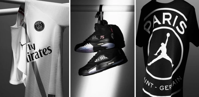 Jordan品牌 x 巴黎聖日爾曼聯名系列。
