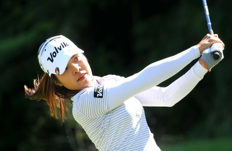 第一回合泰國帕琳達70桿(-2)暫列第一。鍾豐榮攝