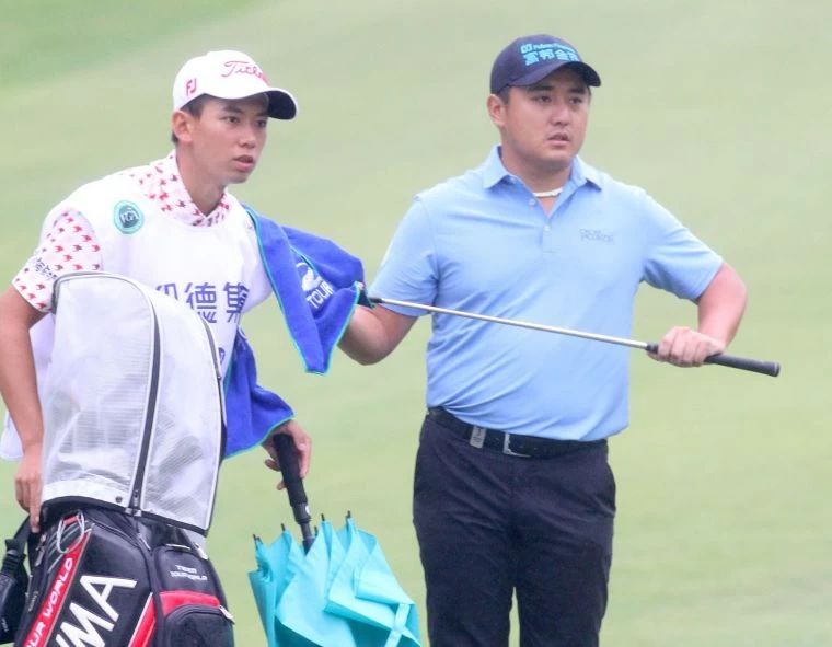 仰德TPC錦標賽第一回合葉昱辰69桿(-3)並列第三.。鍾豐榮攝
