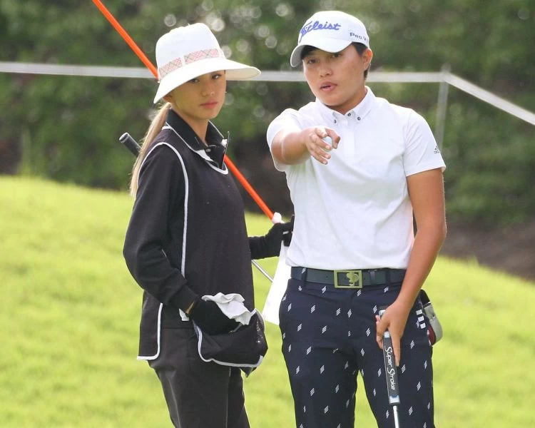 第一回合李欣70桿(-2)並列第五。鍾豐榮攝